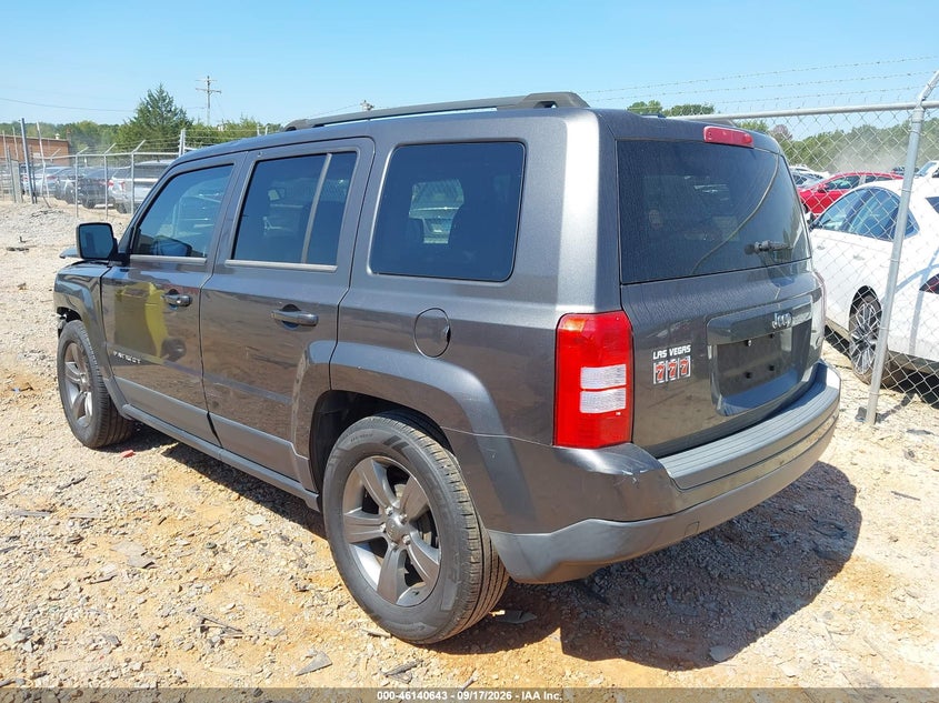 Vin: 1c4njpfa0ed758903, lot: 46640380, jeep patriot high altitude 20143