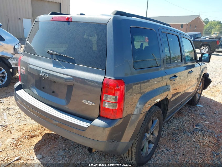 Vin: 1c4njpfa0ed758903, lot: 46640380, jeep patriot high altitude 20144