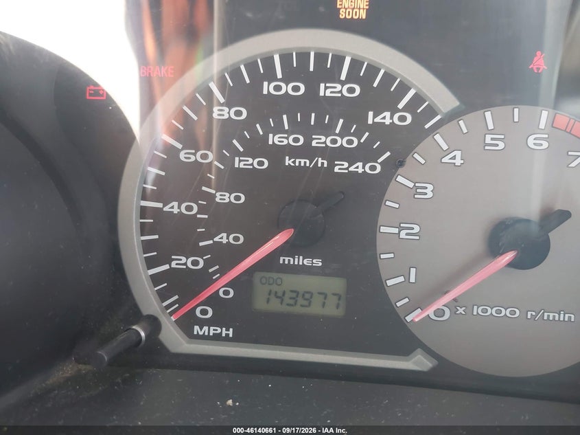 MITSUBISHI ECLIPSE 2003 VIN 4A3AC74H93E040229