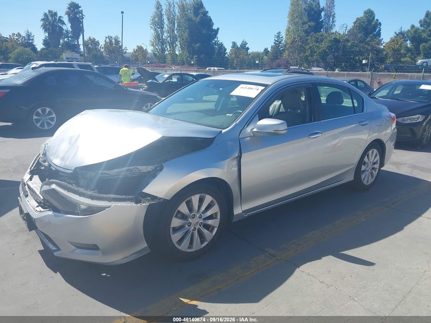Vin: 1hgcr2f82fa050950, lot: 46640412, honda accord ex-l 20152
