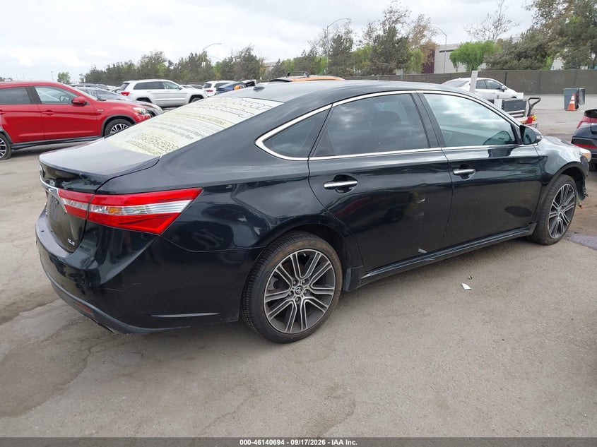 Vin: 4t1bk1eb5fu154686, lot: 46640422, toyota avalon xle touring se 20154