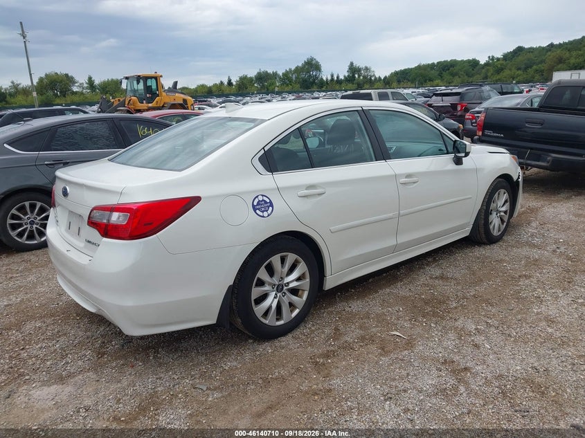 Vin: 4s3bnbc67g3010152, lot: 46640444, subaru legacy 2.5i premium 20164