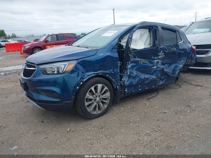 Vin: kl4cjesb5kb944237, lot: 46640468, buick encore awd preferred 20192