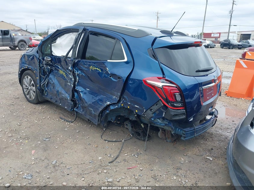 Vin: kl4cjesb5kb944237, lot: 46640468, buick encore awd preferred 20193