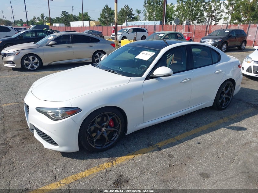 Vin: zarfaecn7j7594080, lot: 46640478, alfa romeo giulia ti sport rwd 20182