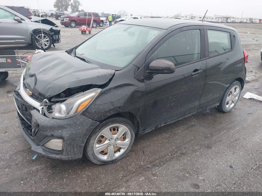 Vin: kl8ca6saxkc748350, lot: 46640492, chevrolet spark ls manual 20192