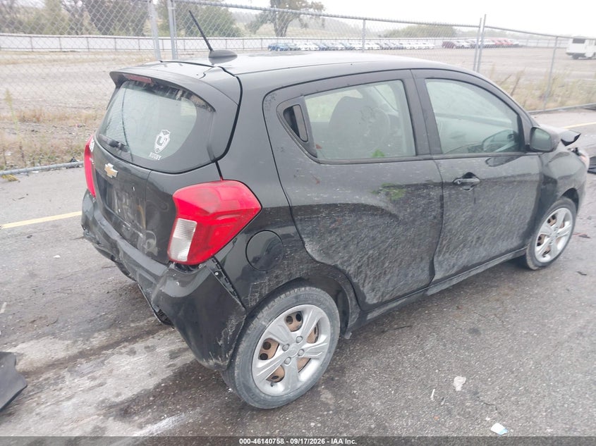 Vin: kl8ca6saxkc748350, lot: 46640492, chevrolet spark ls manual 20194