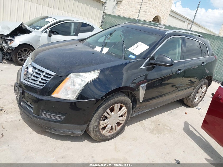 Vin: 3gyfnbe30gs576162, lot: 46640493, cadillac srx luxury collection 20162