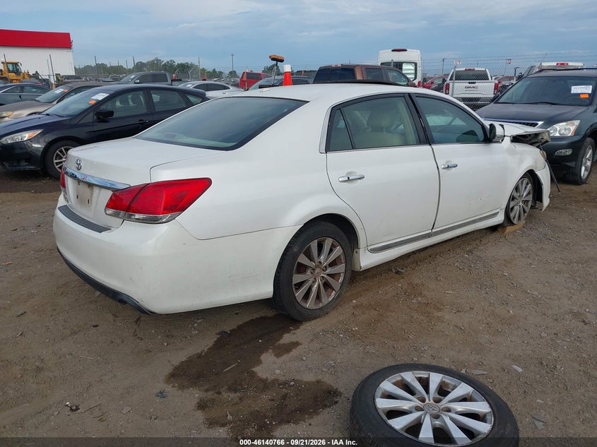 Vin: 4t1bk3db2b4429759, lot: 46640500, toyota avalon limited 20114