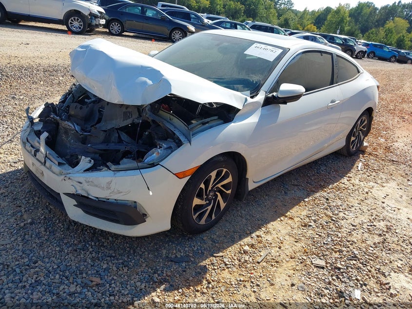 Vin: 2hgfc4b06gh301143, lot: 46640516, honda civic lx-p 20162