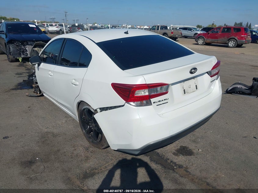 Vin: 4s3gkaa68j3620919, lot: 46640521, subaru impreza 2.0i 20183