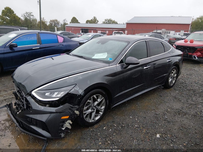 2020 Hyundai Sonata Sel, Front End, IAAI, VIN 5NPEF4JA1LH049931 — photo 2