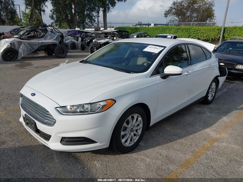 Vin: 3fa6p0g7xgr147404, lot: 46640551, ford fusion s 20162