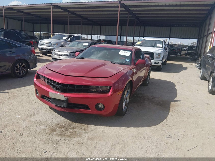 Vin: 2g1fc1e39d9232000, lot: 46640555, chevrolet camaro 2lt 20132