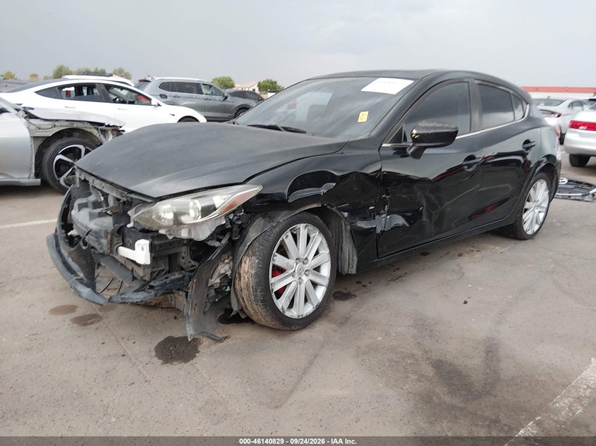 Vin: jm1bm1l71f1247221, lot: 46640563, mazda mazda3 i touring 20152