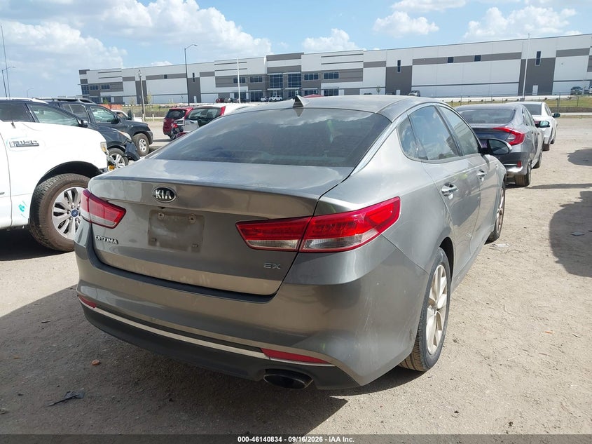 Vin: 5xxgu4l34gg030272, lot: 46640568, kia optima ex 20164