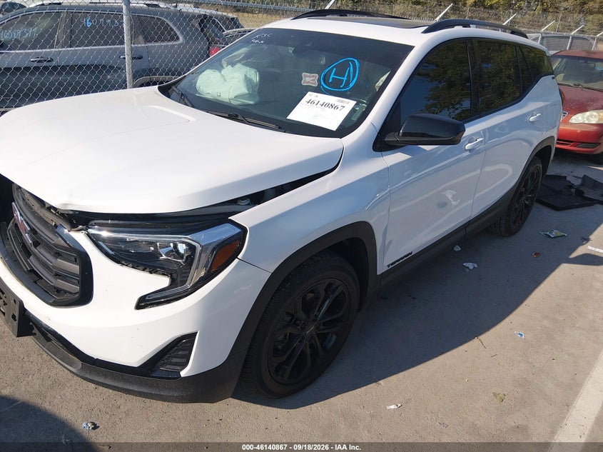 Vin: 3gkalmev6ml375833, lot: 46640601, gmc terrain fwd sle 20212