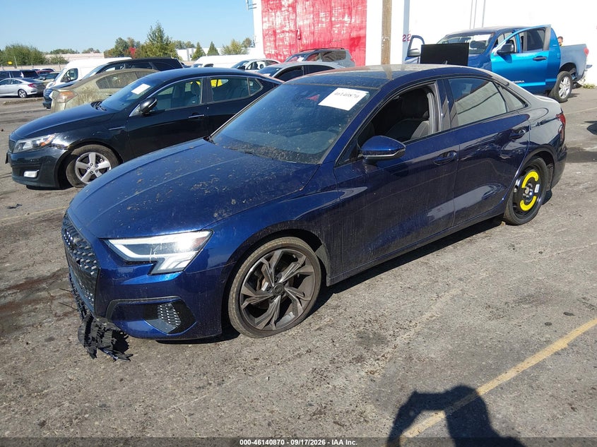 Vin: wauaudgy3pa034236, lot: 46640604, audi a3 premium 40 tfsi front-wheel drive s tronic 20232