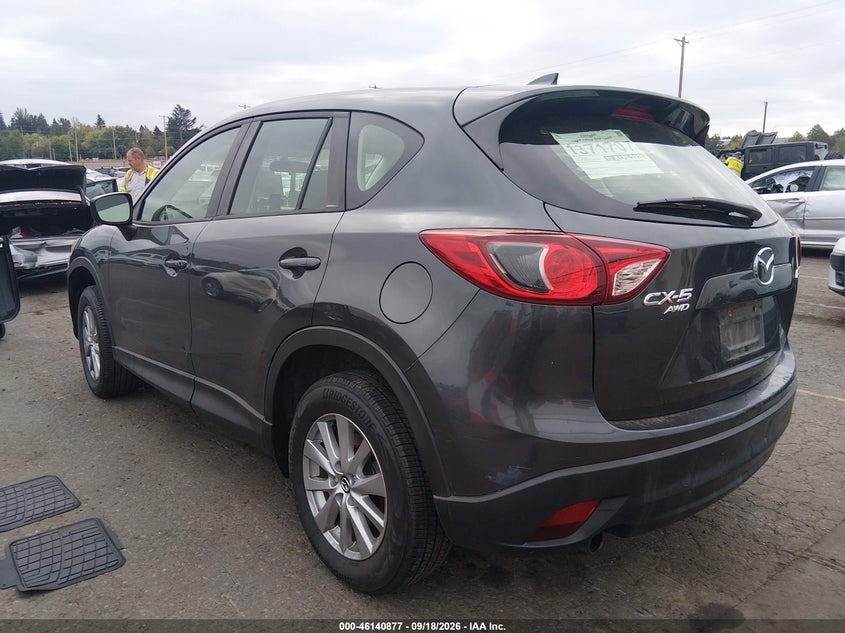 Vin: jm3ke4by2g0621567, lot: 46640611, mazda cx-5 sport 20163