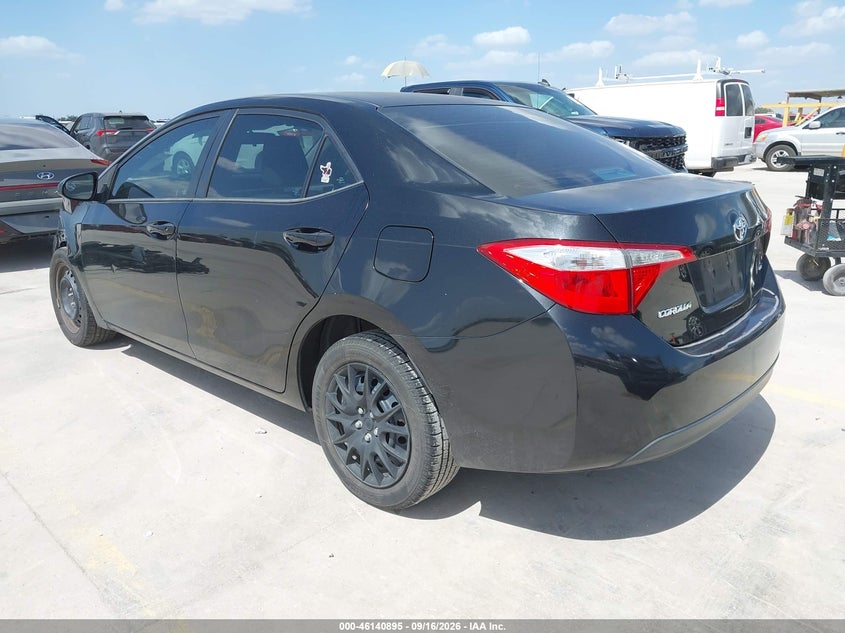 Vin: 2t1burhe4fc473089, lot: 46640629, toyota corolla le 20153