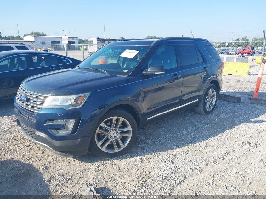 Vin: 1fm5k7d89hga68322, lot: 46640640, ford explorer xlt 20172