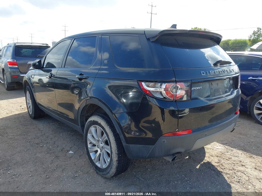 Vin: salcp2bg1gh623517, lot: 46640645, land rover discovery sport se 20163