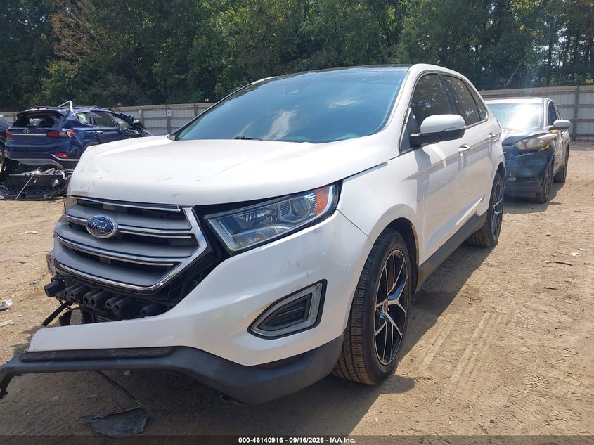 Vin: 2fmpk3k96jbc09812, lot: 46640650, ford edge titanium 20182
