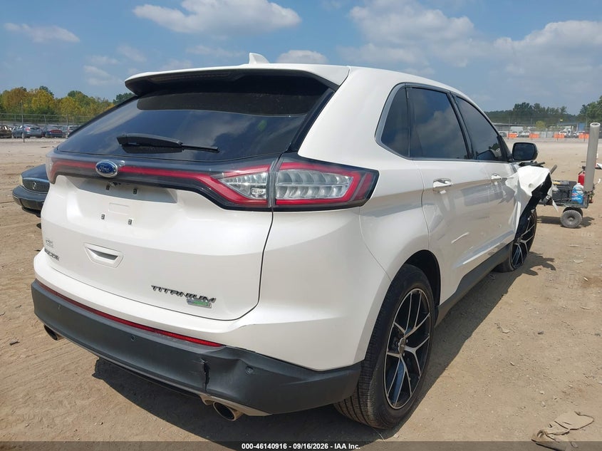Vin: 2fmpk3k96jbc09812, lot: 46640650, ford edge titanium 20184