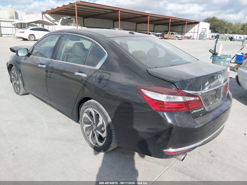 Vin: 1hgcr3f80ha039177, lot: 46640652, honda accord ex-l v6 20173