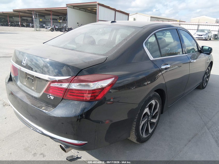 Vin: 1hgcr3f80ha039177, lot: 46640652, honda accord ex-l v6 20174