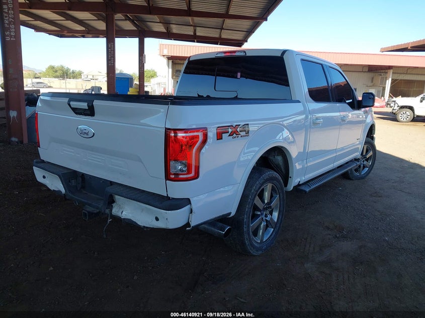 Vin: 1ftew1eg5fkd58465, lot: 46640655, ford f-150 xlt 20154