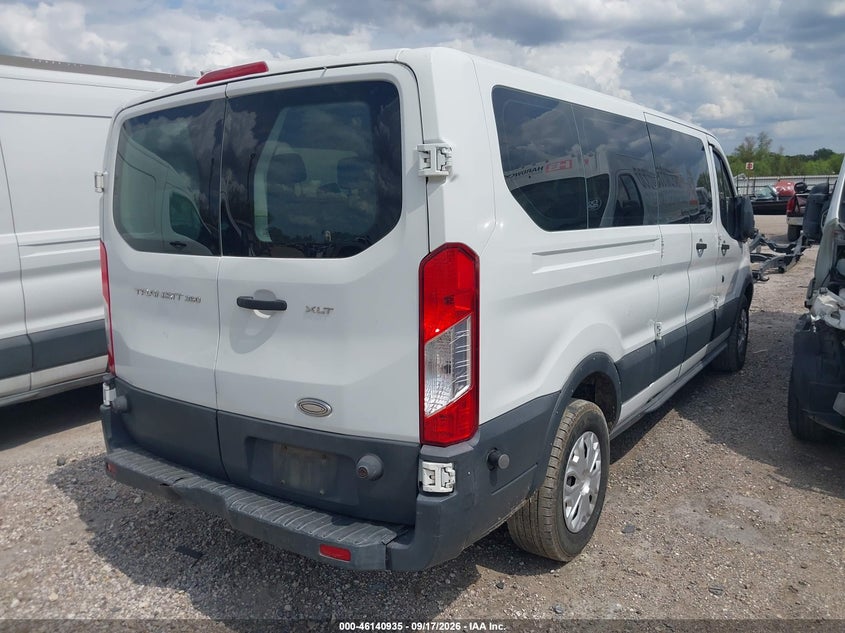 Vin: 1fbzx2zm6fka54201, lot: 46640669, ford transit-350 xlt 20154