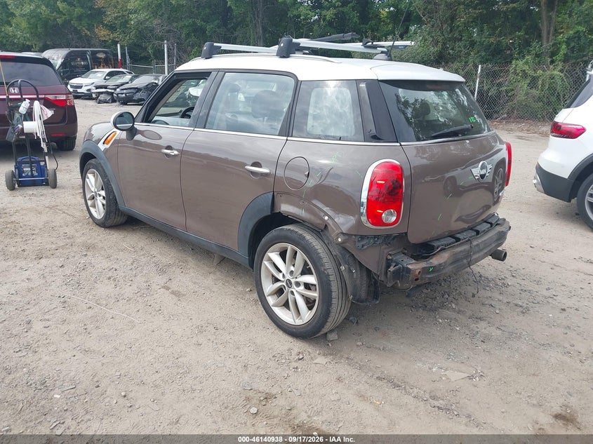 Vin: wmwzb3c52cwm06502, lot: 46640672, mini cooper countryman 20123