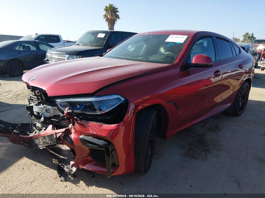 Vin: 5uxcy6c02p9r86799, lot: 46640673, bmw x6 xdrive40i 20232