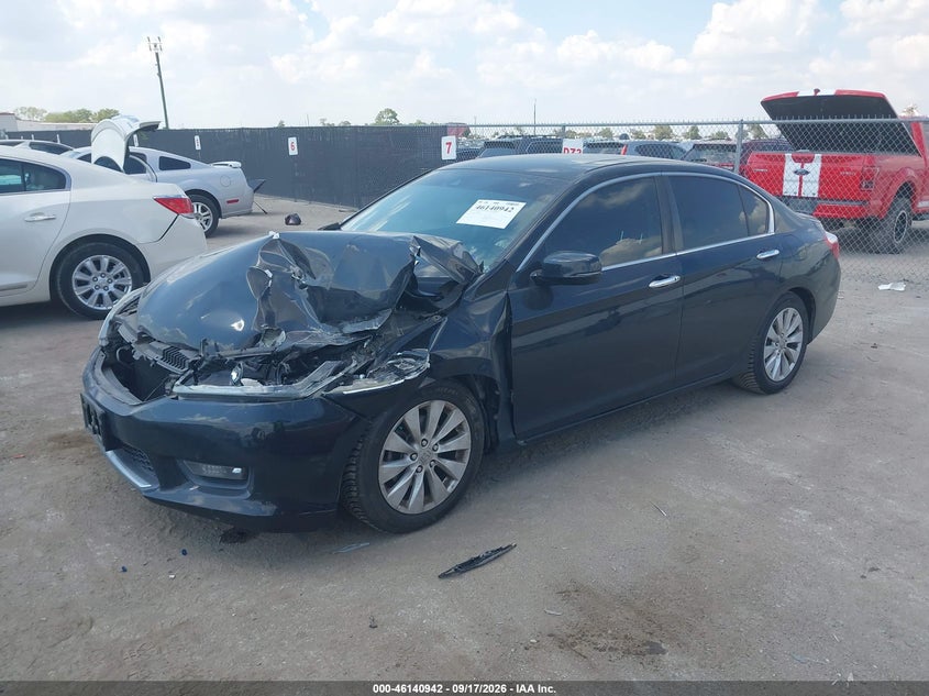 Vin: 1hgcr2f86fa174834, lot: 46640676, honda accord ex-l 20152