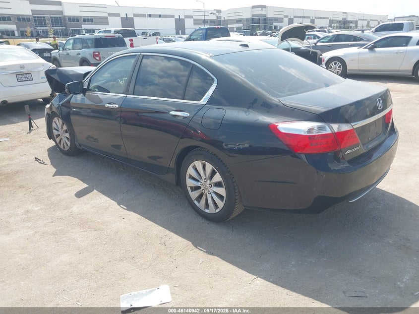 Vin: 1hgcr2f86fa174834, lot: 46640676, honda accord ex-l 20153
