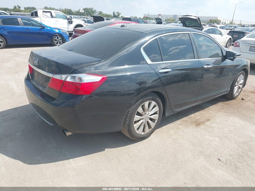 Vin: 1hgcr2f86fa174834, lot: 46640676, honda accord ex-l 20154