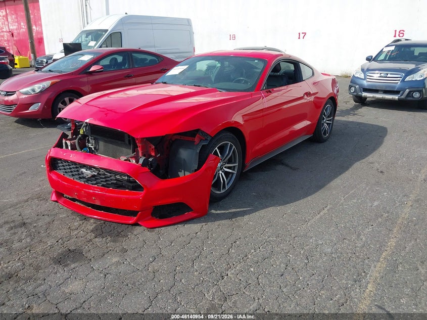 Vin: 1fa6p8th5f5363627, lot: 46640688, ford mustang ecoboost 20152