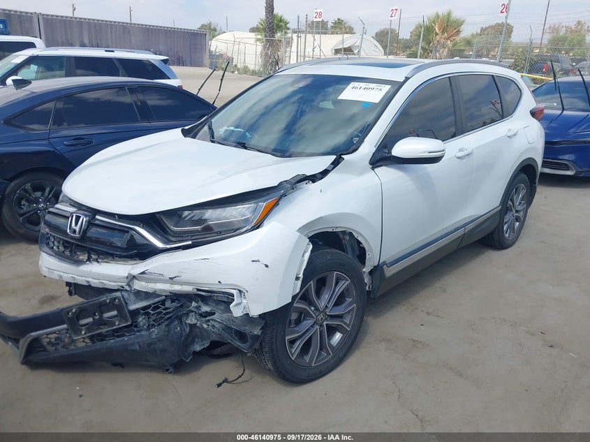Vin: 7farw2h99le015773, lot: 46640709, honda cr-v awd touring 20202