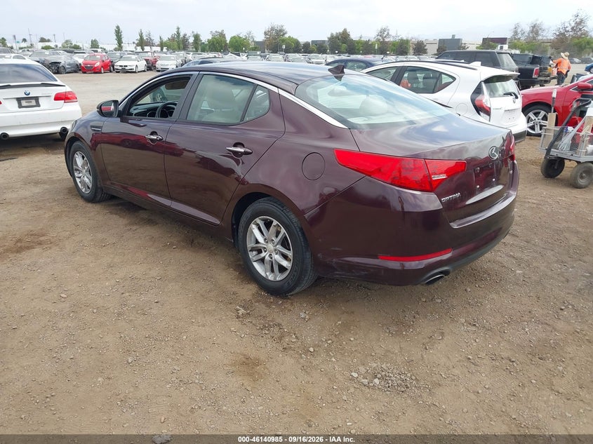 Vin: 5xxgm4a73dg139694, lot: 46640719, kia optima lx 20133