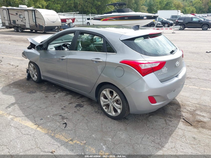 Vin: kmhd35le1du151596, lot: 46640720, hyundai elantra gt 20133