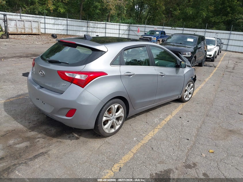Vin: kmhd35le1du151596, lot: 46640720, hyundai elantra gt 20134
