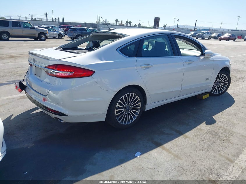 Vin: 3fa6p0su1jr110472, lot: 46640721, ford fusion energi titanium 20184