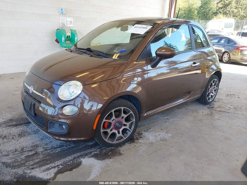 Vin: 3c3cffbr8ct113491, lot: 46640742, fiat 500 sport 20122