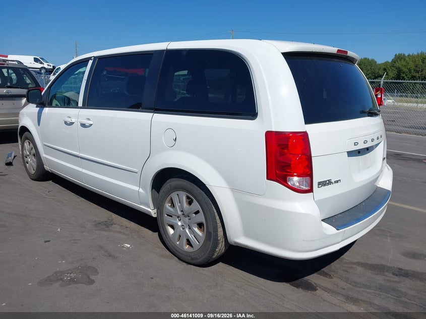 Vin: 2c4rdgbgxhr650227, lot: 46640743, dodge grand caravan se 20173