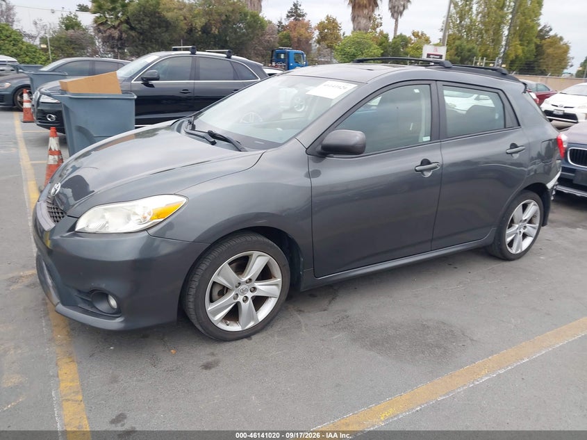 Vin: 2t1ke4ee8bc048067, lot: 46640754, toyota matrix s 20112