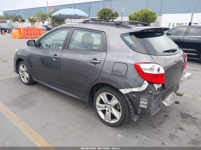 Vin: 2t1ke4ee8bc048067, lot: 46640754, toyota matrix s 20113