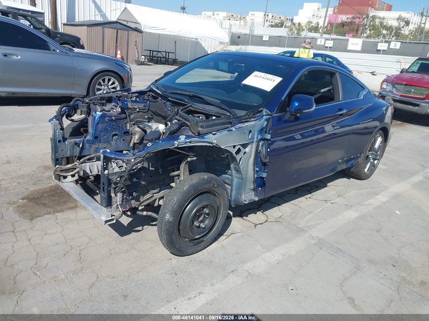 Vin: jn1ev7ek8jm340200, lot: 46640775, infiniti q60 3.0t luxe 20182