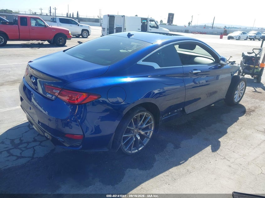Vin: jn1ev7ek8jm340200, lot: 46640775, infiniti q60 3.0t luxe 20184