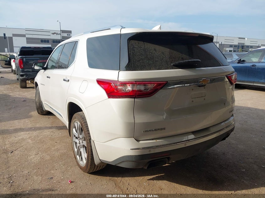 Vin: 1gnerkkw8jj254681, lot: 46640778, chevrolet traverse premier 20183